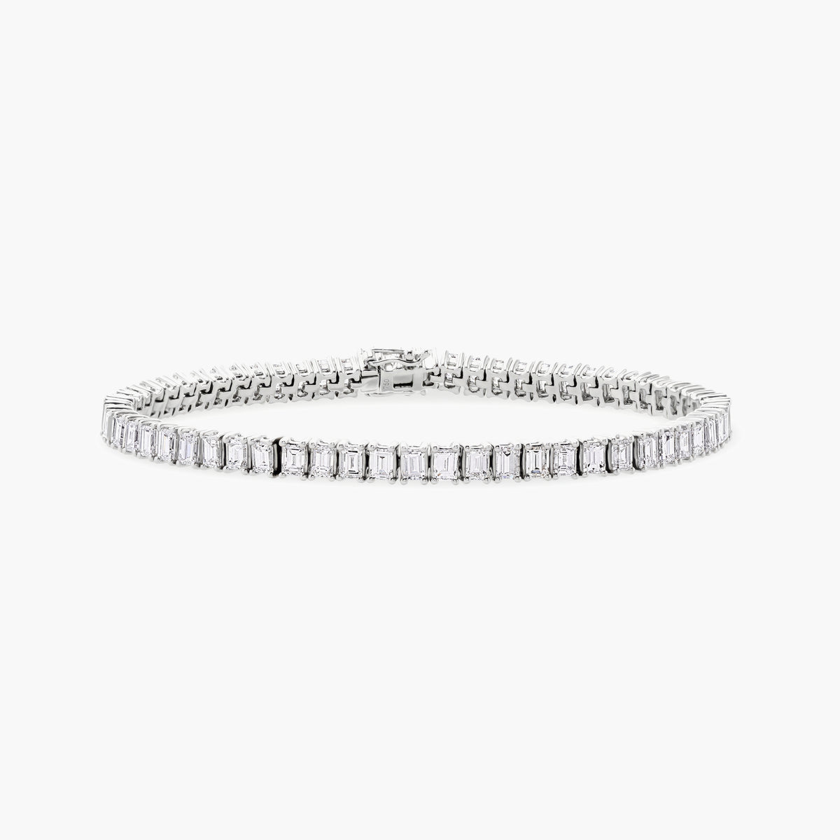 Baguette diamond tennis bracelet