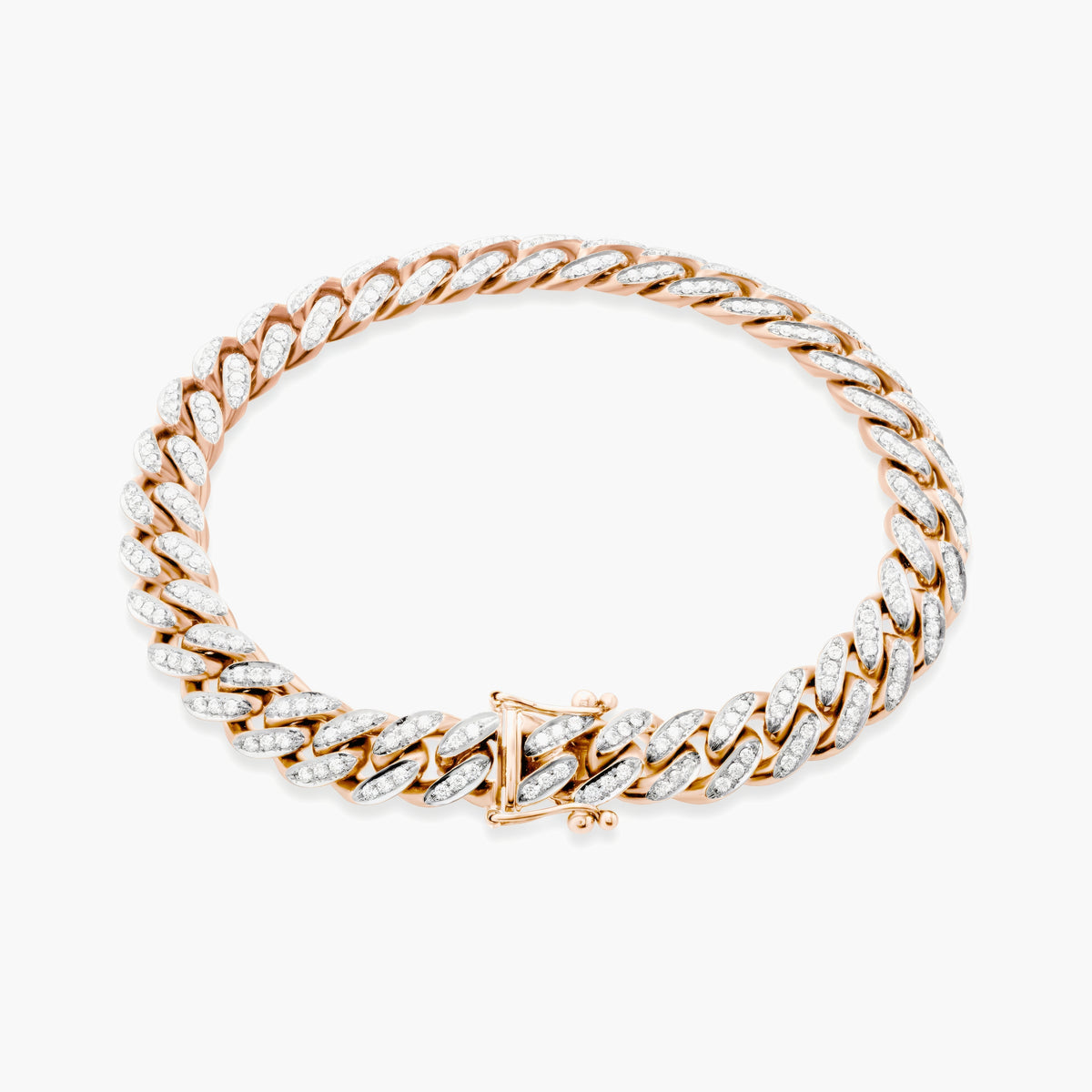 Pavé Diamond Cuban Link Bracelet