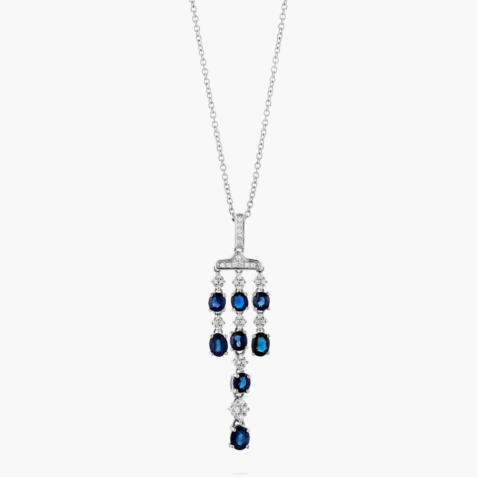 Sapphire and Diamond Pendant