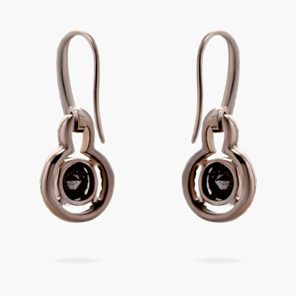 Black Diamond Drop Earrings