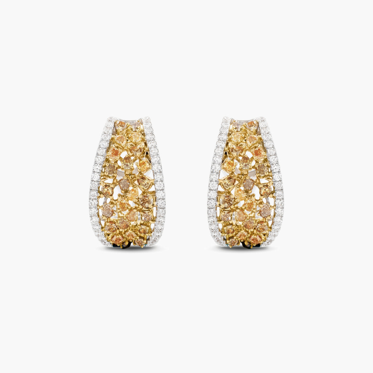 Canary Yellow Diamond Earrings