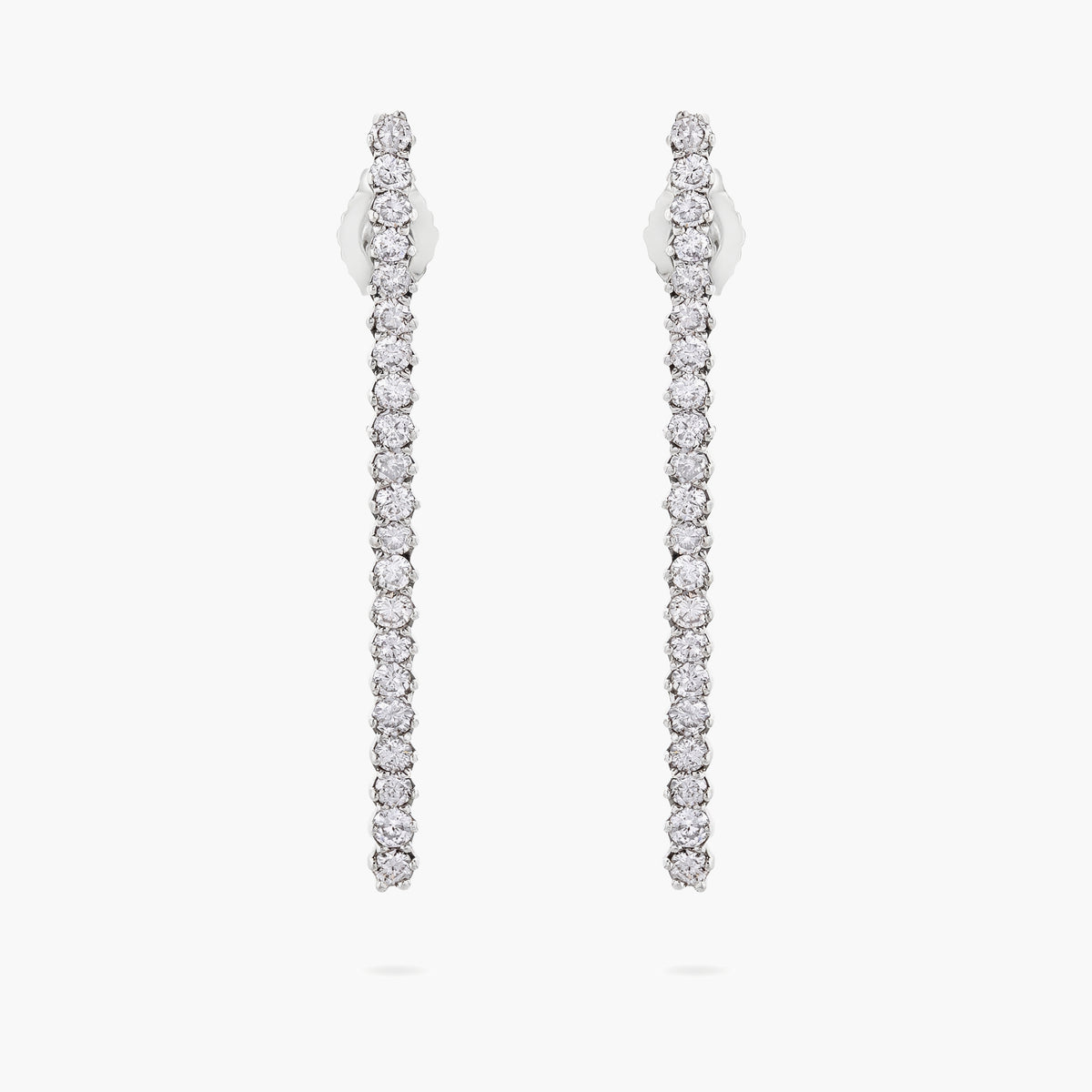 Diamond stick earrings