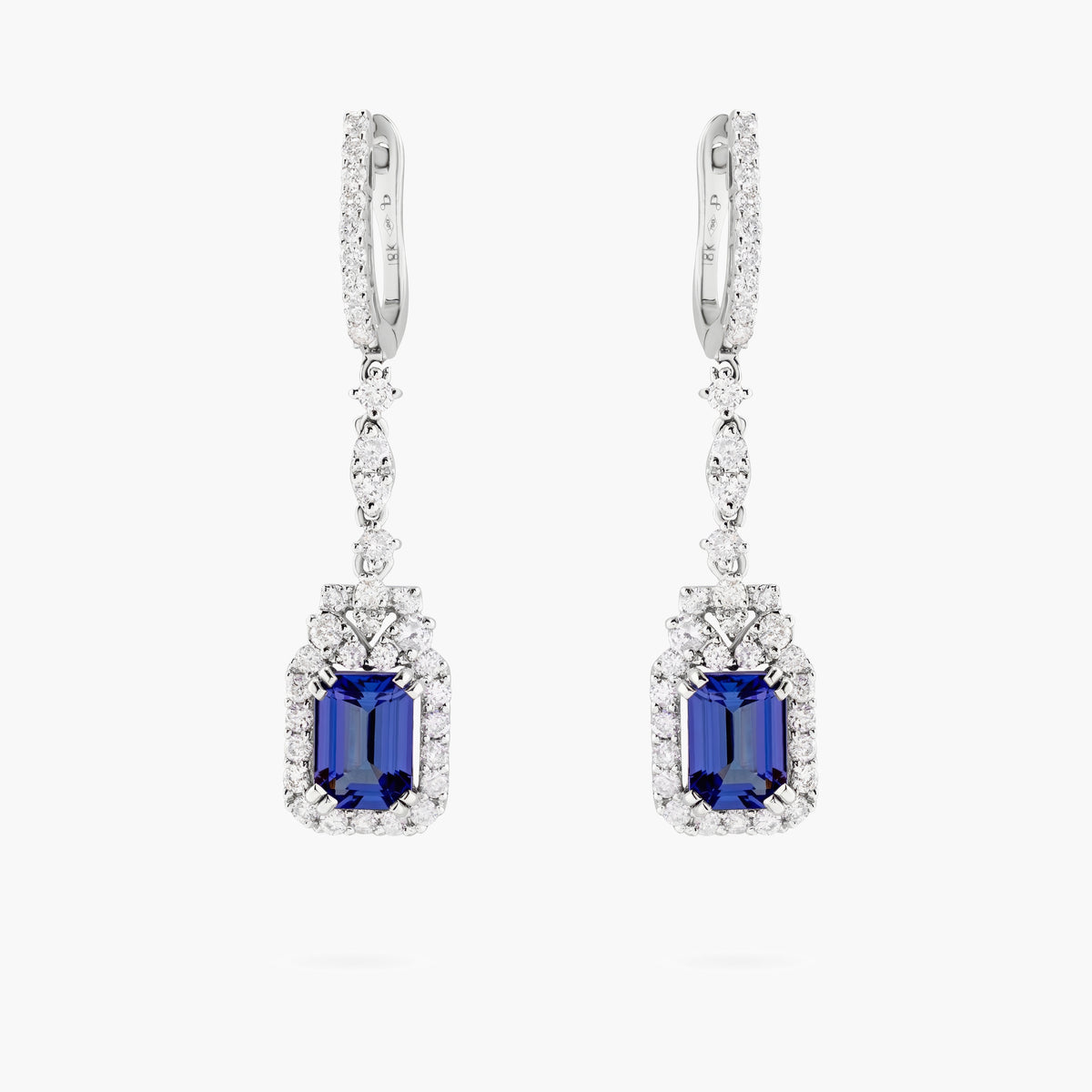 Diamond drop earring mounts