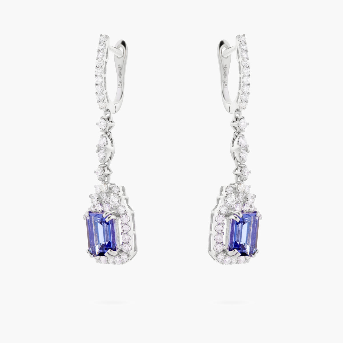 Diamond drop earring mounts