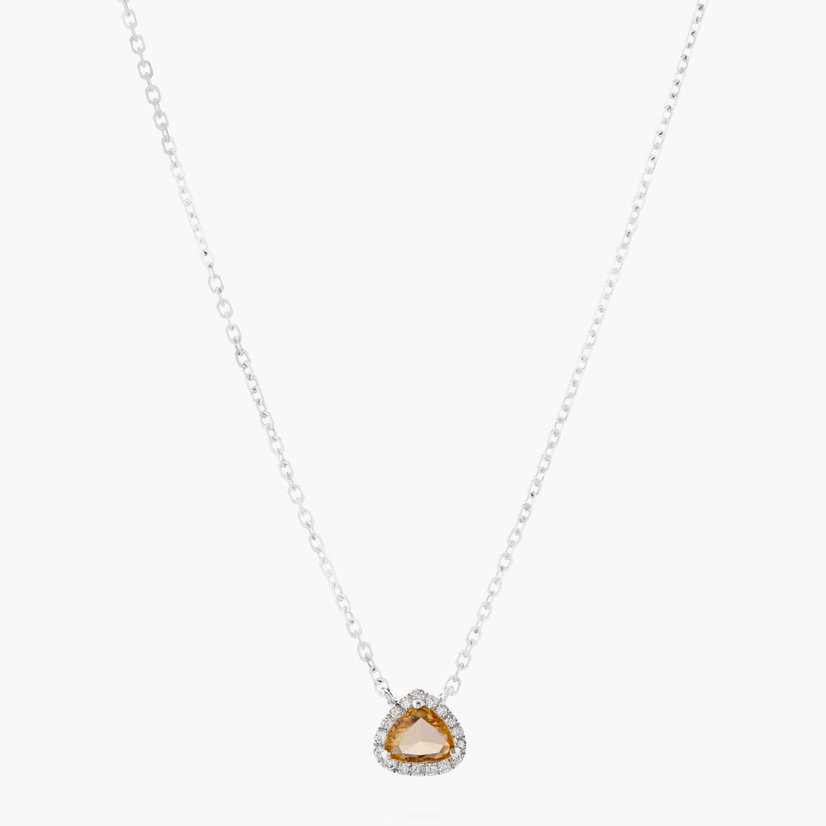 Rose cut yellow diamond