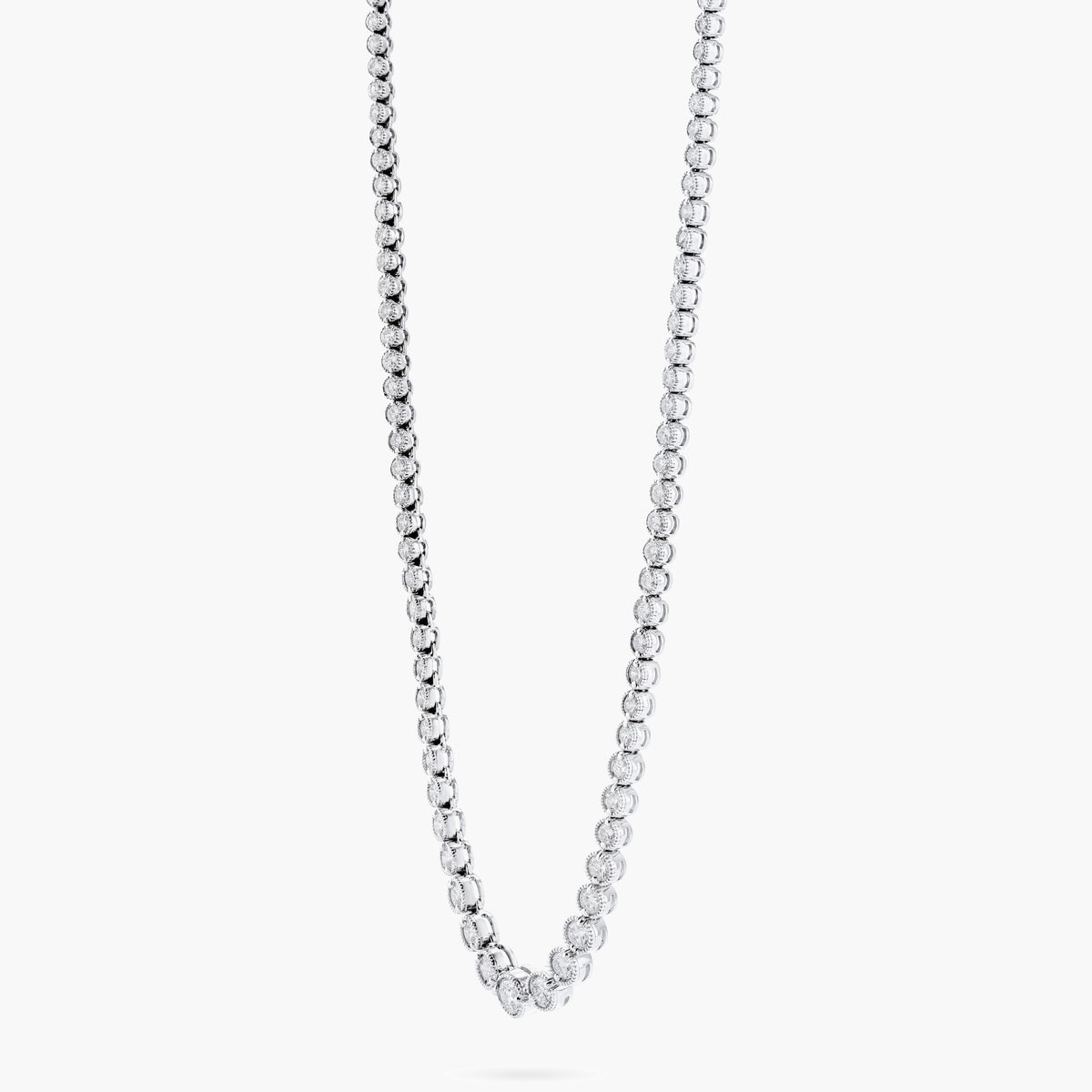 Diamond line necklace 1