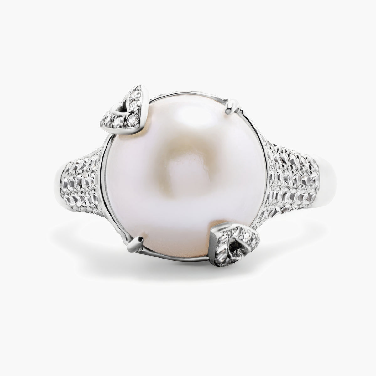 FW Pearl and diamond ring
