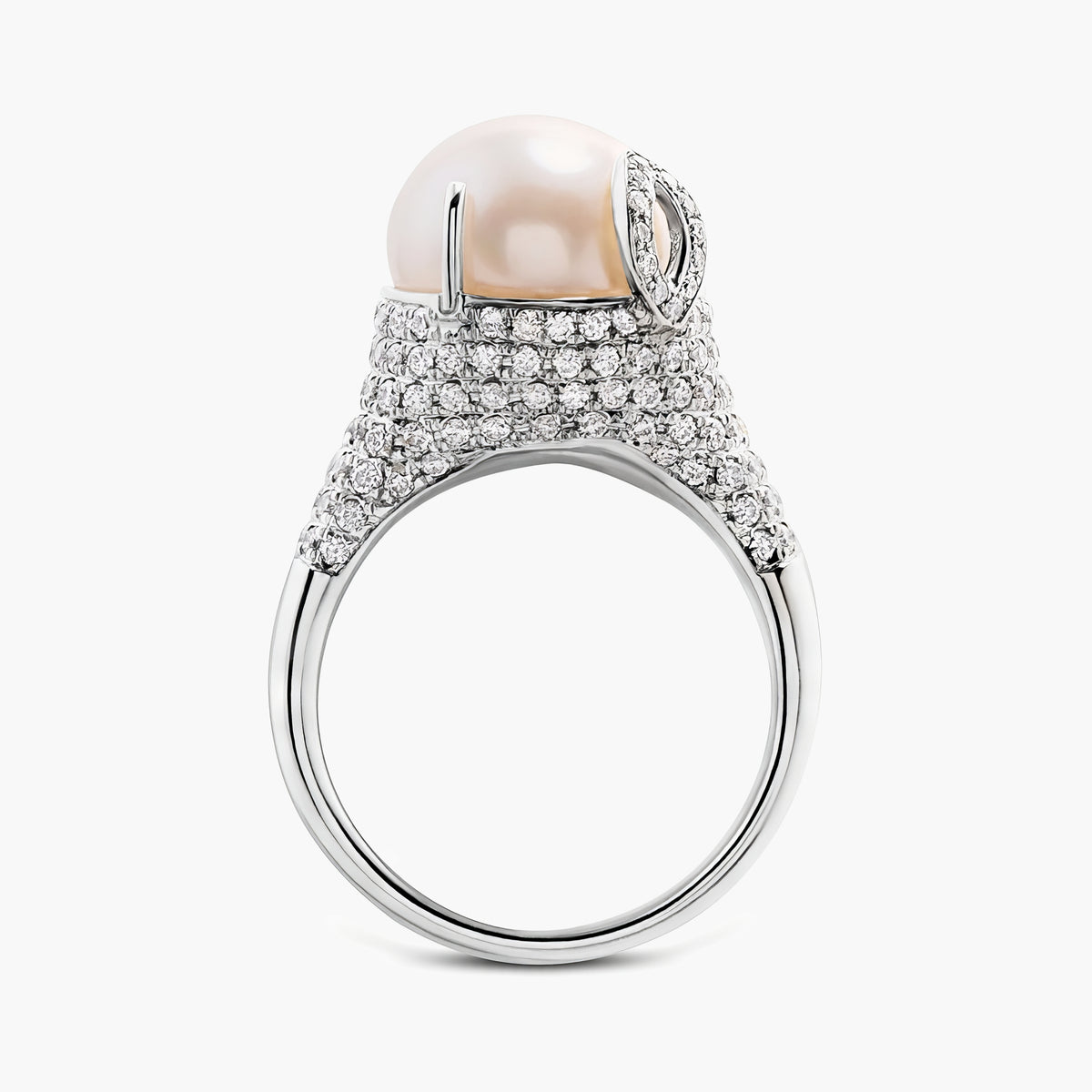 FW Pearl and diamond ring